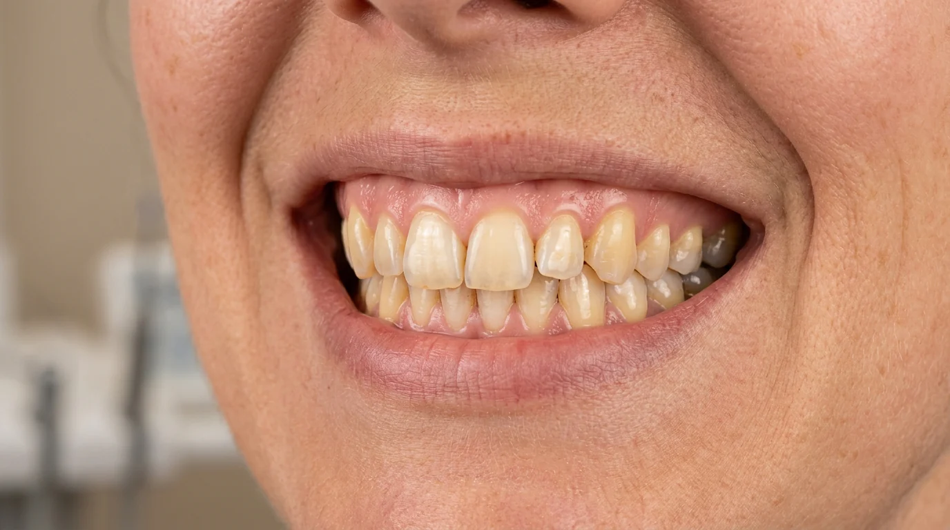 Sonrisa antes del tratamiento